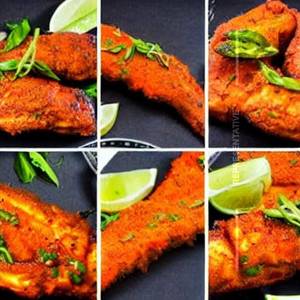 Kentucky Peri Peri Crispy Seafood Fry Salmon Fish