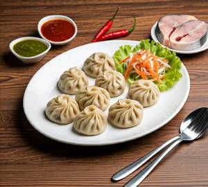 Steamed Fish Momo 08-Pieces