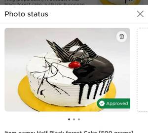 Half black forest cake [500gms]