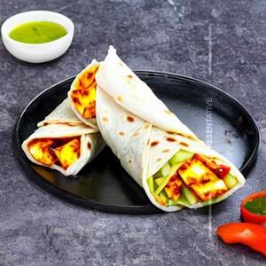 Egg paneer wrap