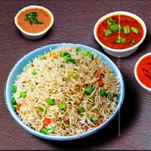 Schezwan fried rice non veg
