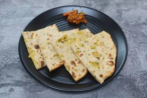 Paneer Tandoori Paratha - Served With Gravy