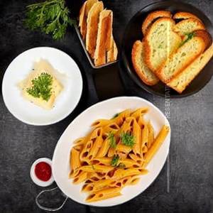 Pasta & Garlic Bread