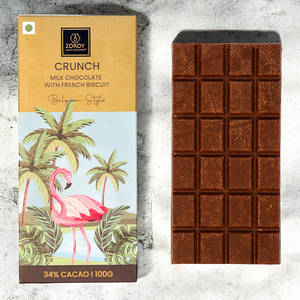 Belgain Style Crunchy Milk Bar 100 Gms