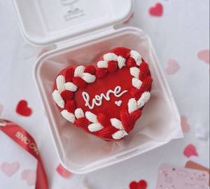 Heart Shape Bento Cake