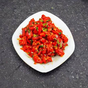 Diced Chicken Red Pepper