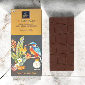 ZOROY Belgian Style Classic Dark 54% Chocolate Bar 58 Gms