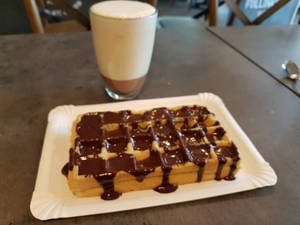Milky Chocolate Waffles