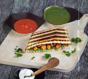 Spicy Paneer Tikka Sandwich