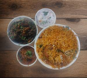 Chicken Biryani + Chicken Chukka Dry