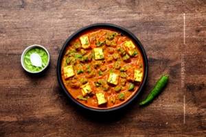 Matar paneer                                 