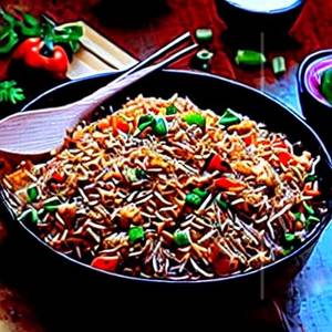 Schezwan Chicken Fried Rice