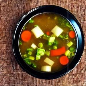 Non vegetable clear soup   [non veg]
