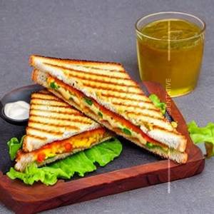 Veg. cheese grill sandwich