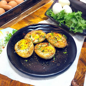 Boiled Egg Fry (2 Eggs)
