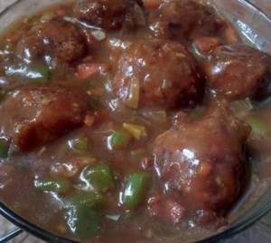 Veg Manchurian Grevi (8) pcs