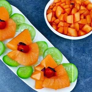 Papaya Fruit Chaat Plate
