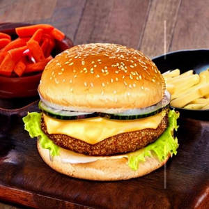 American Style Cheese Burger Veg