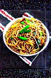 Egg Schezwan Hakka Noodles