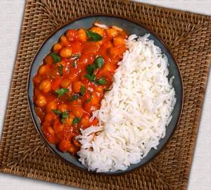 Chole+rice