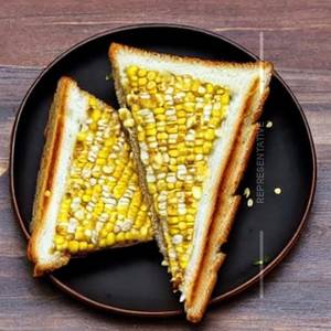 Grilled Corn Cheese Sandwich