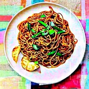 Veg Manchurian Noodles