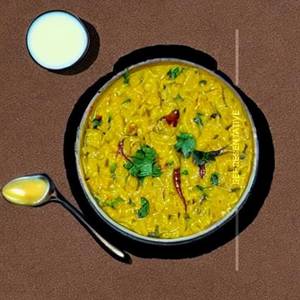 Lehsuni Butter Dal Khichdi