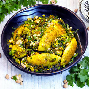 Boiled Fry Peanut Masala