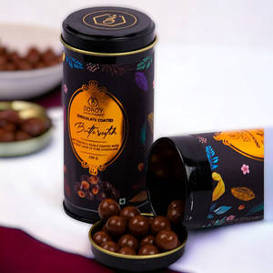 Chocolate Coated Panned Butterscotch 100gms Tin