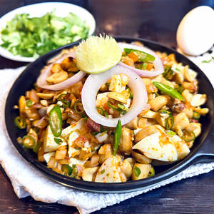 Egg Peanut Chakna