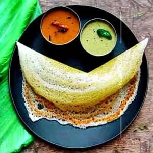 Jain Dhaniya Mirchi Sada Dosa