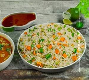 Paneer Garlic Fried Rice