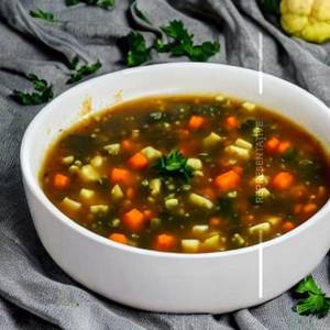 Veg Four Treasure Vegetable Soup