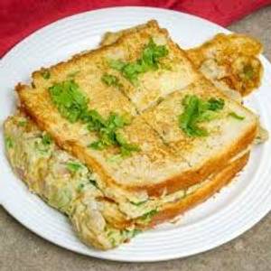 Bread omelette