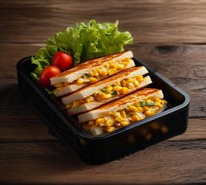 Spicy sweetcorn sandwich