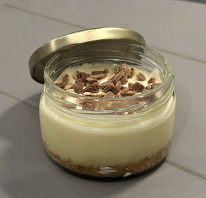 White Chocolate & Kit Kat Cheesecake Jar