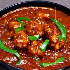 Baby corn Manchurian Gravy