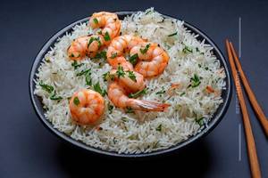 Prawns Burent Garlic Rice
