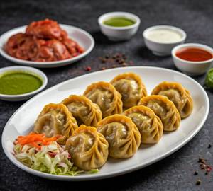 Cheese Chicken Momo 08-Pieces