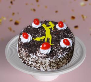 Birthday Special Black Forest Cake (1 Pound)