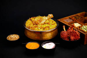 Chicken Biryani + Chicken Lollypop (3 Pcs)