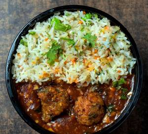 Veg Manchurian Fried Rice