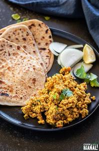 Paneer Bhujia + 4 Butter Roti