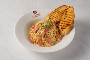 Spaghetti Carbonara Pasta - Bacon