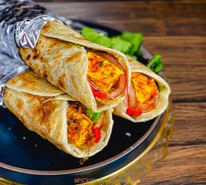 Double Egg With Single Paneer Roll