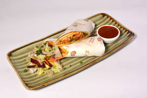 Roasted Veggies & Mozzarella Wrap