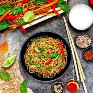 Thai Spicy Chicken Noodles 