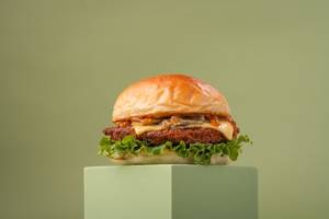 Fried Mushroom Burger