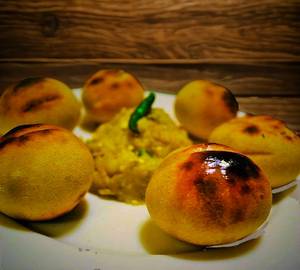 Ghee Roasted Litti - 2Pcs