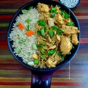 Chicken Singapore Fried Rice